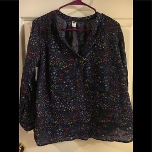 Old Navy Floral Print Top